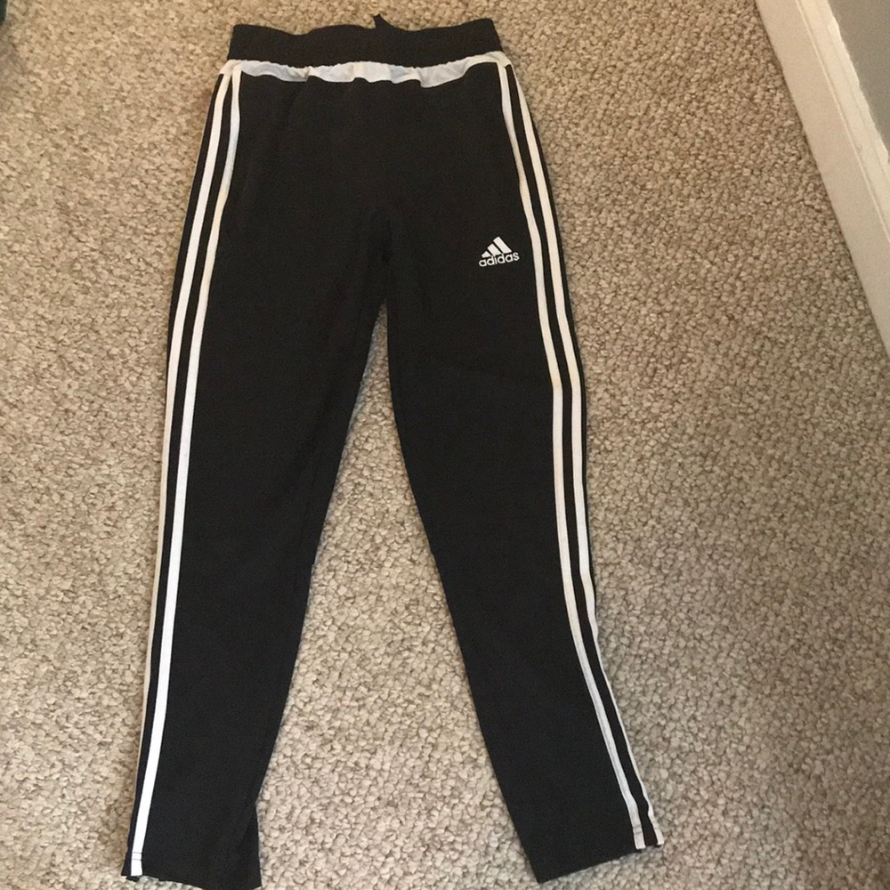 Adidas 3 stripe joggers
